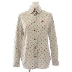 ヴィヴィアンウエストウッドレッドレーベル Vivienne Westwood RED LABEL CHOICE ラウンドカラーシャツ ブラウス 総柄 長袖 2 グレー 16-03-882002 /HNのサムネイル