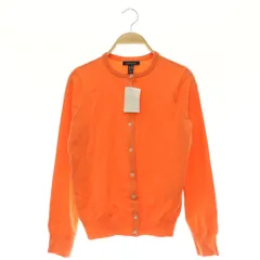 ランズエンド LANDS' END クルーネックカーディガン ニット 長袖 S オレンジ /MY ■OS ■KCのサムネイル