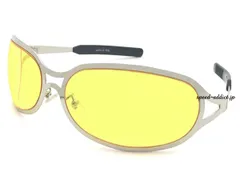 METAL OVAL SUNGLASS SILVER × YELLOW/メタルオーバルサングラス 銀シルバーフレーム黄色イエローレンズ ヒデ hide with spread beaver メタルフレーム 楕円 裏原宿 テクノ 小顔効果 バイク バイカーのサムネイル