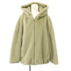 エーピーストゥディオ AP STUDIO アパルトモン 24AW ファーブルゾン ジャケット ジップアップ フード アウター F ライトグレー /HS ■OSのサムネイル