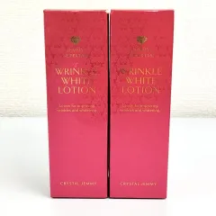 【 CRYSTAL JEMMY 】B 31 A-1 未開封 120ml × 2 JEMMY NEFERTARI WRINKLE WHITE LOTION 化粧水 スキンケア 美容のサムネイル