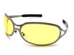 METAL OVAL SUNGLASS GUNMETAL × YELLOW/メタルオーバルサングラス ガンメタ 黄色 イエローレンズ hide エックスジャパン lenny kravitz 小顔効果 y2k 裏原宿 ミクスチャー オルタナティヴ パンクのサムネイル