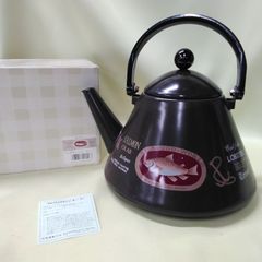m25456・新品☆PROM☆ホーローケトル2.5L安定性スッキリしたデザイン