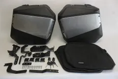 FORZA用 forza 250 2018-2026 adv350 リアキャリアD＆サイドキャリア＆サイドBOX＆防水カバン 左右セット ワンタッチ 灰のサムネイル