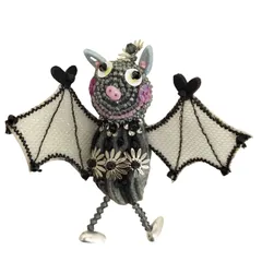 アルベロベロ OLLEBOREBLA オレボレブラ  ブタさん ハロウィン ビーズ ラインストーン コウモリ ブローチ レディース 表記無 のサムネイル