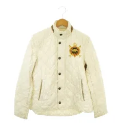 ラルフローレンスポーツ RALPH LAUREN SPORT 中綿ジャケット 上着 M 白 アイボリー キルティング 長袖 エンブレム刺繍 /AO27 ■ECD004のサムネイル