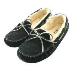 アグ オーストラリア UGG australia ダコタ メタリック DAKOTA METALLIC ローファー モカシンシューズ US6 23cm 黒 ブラック /SS ■OSのサムネイル