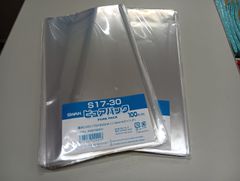 梱包用資材 シモジマ OPP袋 S17-30 ピュアパック (テープなし) 100枚×2袋（200枚） 小物 雑貨 アクセサリー