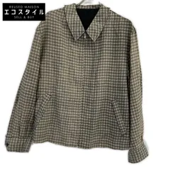 COMMEdesGARCONS HOMME PLUS　コムデギャルソンオムプリュス　AD1992 PJ-110820 ブラウン チェック ジップ ジャケット　Mのサムネイル