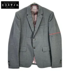 THOM BROWNE　トムブラウン　MJC187A-02872-035 グレー RWBアームセルビッジハイアームホール 3Bジャケット　4のサムネイル