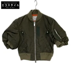 sacai　サカイ　22-06062 カーキ Nylon Twill Blouson Bomber Jacket　1のサムネイル