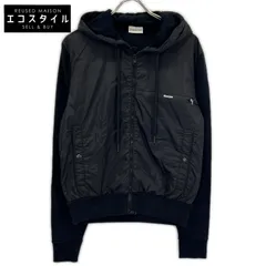 MONCLER　モンクレール　20年製 ブラック ナイロン×コットン TRICOT CARDIGAN ジップアップフーテッドジャケット　Mのサムネイル