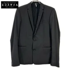 Dior HOMME　ディオールオム　363C250A2110 ブラック カラーステッチ テーラードジャケット　44のサムネイル