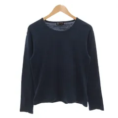 ミッシェルクランオム M.K HOMME Tシャツ ロンT 46 紺 ネイビー 長袖 クルーネック リブ /NU ■ECF005のサムネイル