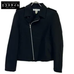COMMEdesGARCONS SHIRT　コムデギャルソンシャツ　11AW W19138 ブラック ウール ダブルライダースジャケット　XSのサムネイル