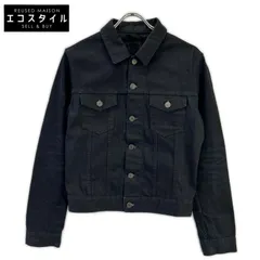 SAINT LAURENT PARIS　サンローランパリ　12年製 315415 YU078 ブラック リジットデニムジャケット　Sのサムネイル