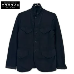 COMMEdesGARCONS HOMME　コムデギャルソンオム　13AW HL-J015 ブラック 製品染め 4P ジップアップ ジャケット　XSのサムネイル