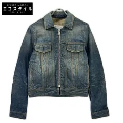 Maison margiela　メゾンマルジェラ　16年製 S50AM0255 ブルー 構築 ジップアップ ジャケット　44のサムネイル