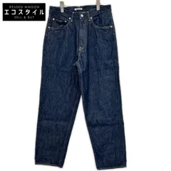 AURALEE　オーラリー　A00P03DM インディゴ HARD TWIST DENIM WIDE PANTS　30のサムネイル