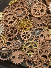 アクセサリーパーツ　歯車(75個)のサムネイル