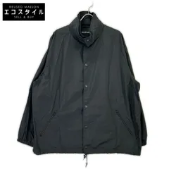 BALENCIAGA　バレンシアガ　556238 18年製　ブラック バックロゴナイロンジャケットのサムネイル
