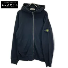 STONE ISLAND　ストーンアイランド　K1S156100021 ブラック ジップアップパーカ　XLのサムネイル