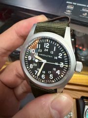 極美品/OH済】ハミルトン カーキ フィールド メカ 38mm H694390 - メルカリ