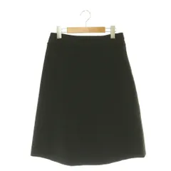 ケイトスペード KATE SPADE セミフレアスカート 台形スカート 膝丈 2 ブラック /ES ■GY62のサムネイル