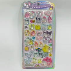 [ゆうメール配送] サンリオキャラクターズ×オバケーヌ　うるちゅるポップシール　クラックス　sanrio　obakenu　4550451393283のサムネイル