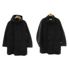 バーバリー ロンドン BURBERRY LONDON 中綿コート ノバチェック LL 黒 ブラック ステンカラー フード ライナー付き 長袖 A1C69-222-09 /PP ■GY42のサムネイル