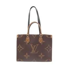 ルイ・ヴィトン LOUIS VUITTON トートバッグ オンザゴーMM モノグラムジャイアント リバース M45321 PVCコーティングキャンバス レザー オンザゴーMM レディース Used Bのサムネイル