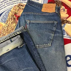 LEVIS 501xx 鬼ヒゲ ハチノス 日本製 赤耳 BIGE w33のサムネイル