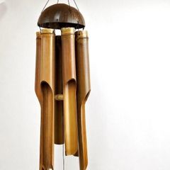竹　カランコロン音の鳴る物　ドアなどに夏にいかが 竹 カランコロン音の鳴る物 ドアなどに夏にいかが - メルカリ