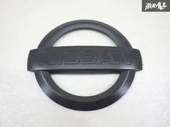 【再塗装済み!!】 日産 純正加工 NV350 キャラバン E26系 リア エンブレム 単体 90890-JX00A NV200 バネット ツヤ無し黒 棚9-3-Dのサムネイル