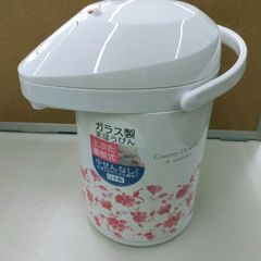 ガラス製 魔法瓶 エアーポット MOP-22 Peacock 花柄