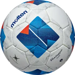 モルテン molten サッカー ヴァンタッジオ5000キッズ 4号球 ボール ホワイト×ブルー 小学生 検定球 子供 子ども ジュニア 耐久性 アセンテック シンメトリー   F4N5000 -のサムネイル