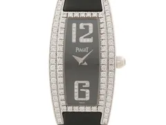 PIAGET ピアジェ ライムライト P10120/G0A29066 腕時計 K18ホワイトゴールド/サテン/ダイヤモンドベゼル 6・9ダイヤモンド/ブラック文字盤 クオーツ レディース【中古】472のサムネイル