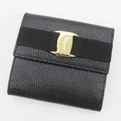 Salvatore Ferragamo フェラガモ がま口財布 折りたたみ ウォレット 223058_254のサムネイル