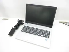 HP♪ ProBook 450 G6♪ ノートパソコン♪ Core i5 8265U♪ メモリ8GB♪ SSD 256GB♪ Windows11 Pro搭載♪ACアダプタ付き♪画面もやあり　K6363のサムネイル