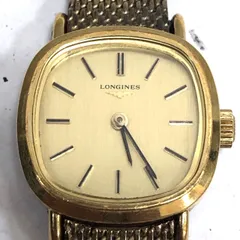 ★LONGINES ロンジン ヴィンテージ 1135 腕時計 手巻き アナログ 2針 ゴールドカラー文字盤 レディース 動作確認済 中古★008391のサムネイル