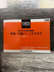 ダイハツ　ミラ　L500S L502S L510S L5121S L500V L510V　ダイハツ純正部品　車検・外装パーツカタログ