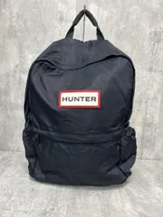 HUNTER ハンター ナイロン ハコロゴ リュック デイパック バッグ size‐/黒 ■■ レディースのサムネイル