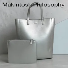 Mackintosh Philosophy マッキントッシュ 2wayトートバッグ ポーチ付き シルバーのサムネイル