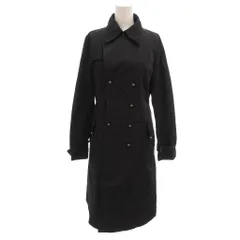 コムサイズム COMME CA ISM 美品 トレンチコート ロング丈 M 黒