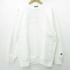 【三重本店】 中古 Do Nothing Congress | ドゥー ナッシングコングレス ロゴ刺繍裏起毛長袖スウェットシャツ 藤原ヒロシ ホワイト サイズ：L 【103】のサムネイル