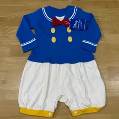 新品タグ付き◎ベルメゾンなりきりドナルドロンパース◎サイズ80のサムネイル