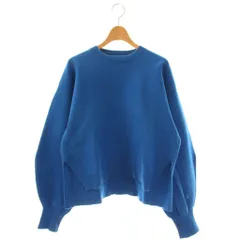 ナゴンスタンス nagonstans 23AW ニットプルオーバー セーター カシミヤ混 M ブルー /ES ■OSのサムネイル