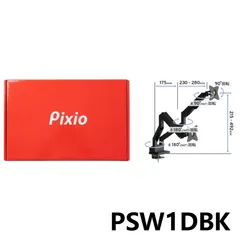 【 中古】 Pixio モニターアーム PS1D Wave モニターアーム 縦のサムネイル