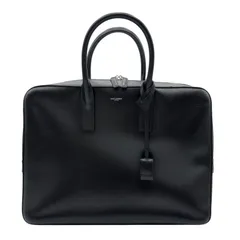 サンローラン SAINT LAURENT クラシック ミュージアム 2way ビジネスバッグ 342606 ブラック シルバー金具 カーフレザー メンズ ビジネスバッグのサムネイル