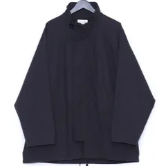 STILL BY HAND スタンドカラー ハーフコート サイズ50 ダークグレー CO02231のサムネイル